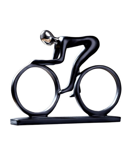 Resin Bicycler Statue Cyclist Figurine